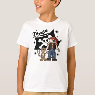 Pirate Boy en Monkey T-shirt