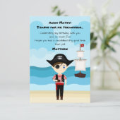 Pirate Boy Kaart (Staand voorkant)