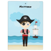 Pirate Boy Klembord (Achterkant)