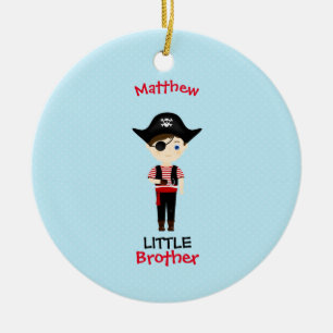Pirate Boy Little Brother Keramisch Ornament