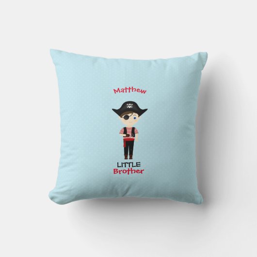 Pirate Boy Little Brother Kussen (Voorkant)