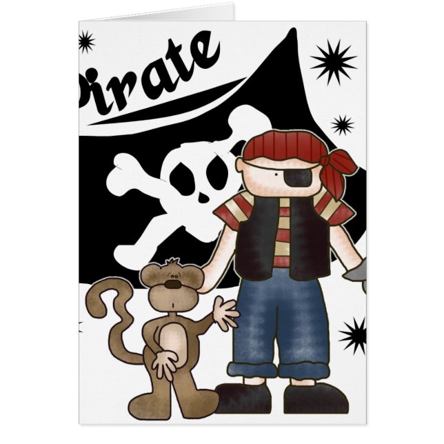 Pirate Boy met aap (Voorkant)