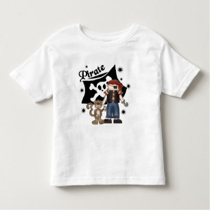 Pirate Boy met aap overhemden en cadeaus Kinder Shirts