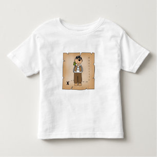 Pirate Boy met Kaart Kinder Shirts
