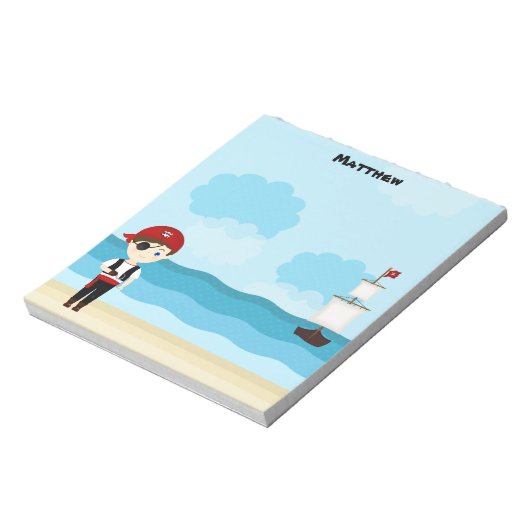 Pirate Boy Notitieblok (Linkerzijde)