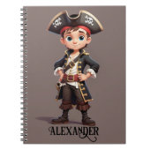 Pirate Boy Personaliseren Notitieboek (Voorkant)