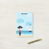 Pirate Boy Post-it® Notes (Op bureau)