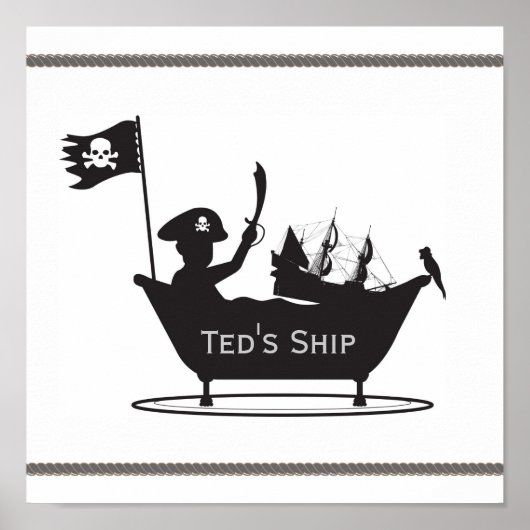 Pirate Boy Print (Voorkant)