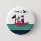 Pirate Boy Ronde Button 5,7 Cm (Voorkant)