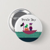 Pirate Boy Ronde Button 5,7 Cm (Voorkant /achterkant)