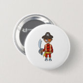 Pirate Boy Ronde Button 5,7 Cm (Voorkant /achterkant)