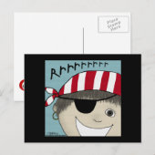Pirate Boy RRRRR Briefkaart (Voorkant / Achterkant)