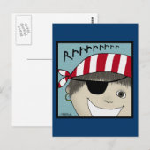 Pirate Boy RRRRR Briefkaart (Voorkant / Achterkant)
