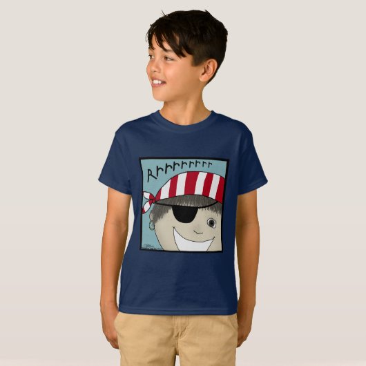 Pirate Boy RRRRR T-shirt (Voorkant volledig)