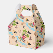 Pirate Boy Schatkaart Leuk Verjaardagsfeest Bedankdoosjes (Achterkant)