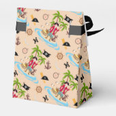 Pirate Boy Schatkaart Leuk Verjaardagsfeest Bedankdoosjes (Achterkant)