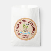 Pirate Boy Schatkaart Leuk Verjaardagsfeest Bedankzakje (Voorkant)