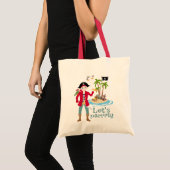 Pirate Boy Schatkaart Leuk Verjaardagsfeest Tote Bag (Voorkant (product))