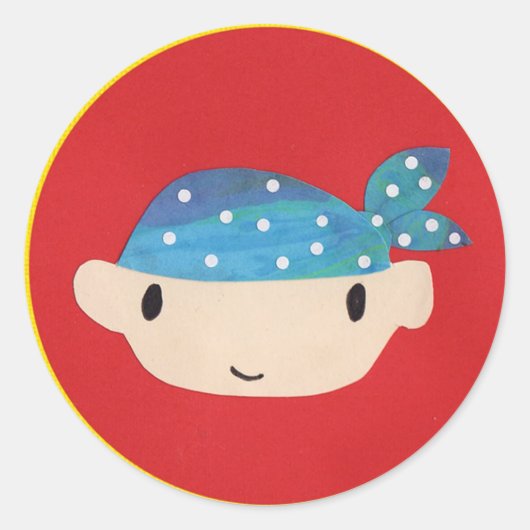 Pirate Boy Stickers (Voorkant)