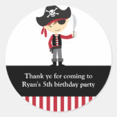 Pirate Boy Stickers (Voorkant)
