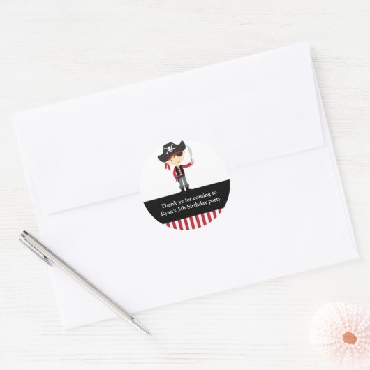 Pirate Boy Stickers (Envelop)