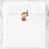 Pirate Boy Tshirts en geschenken Ronde Sticker (Tas)