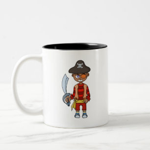Pirate Boy Tweekleurige Koffiemok