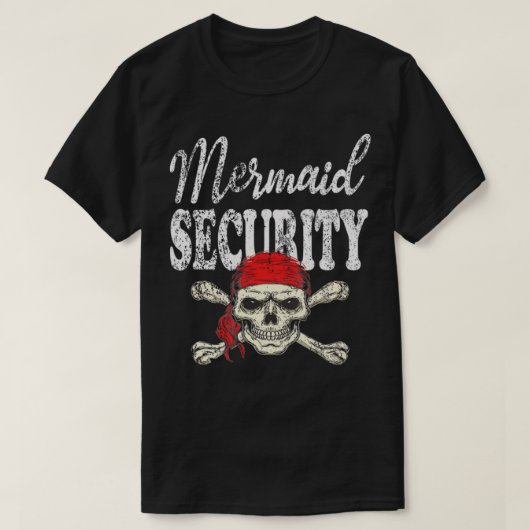 Pirate Boys Mermaid Security Pirates amp Mermaids T-shirt (Design voorkant)