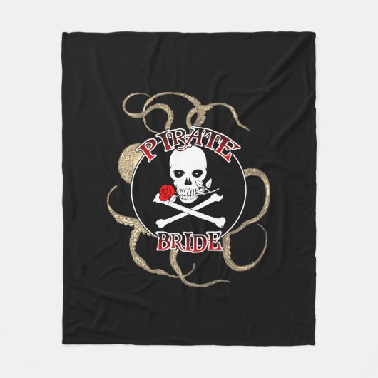Pirate Bride Fleece Deken (Voorkant)