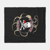 Pirate Bride Fleece Deken (Voorkant (Horizontaal))