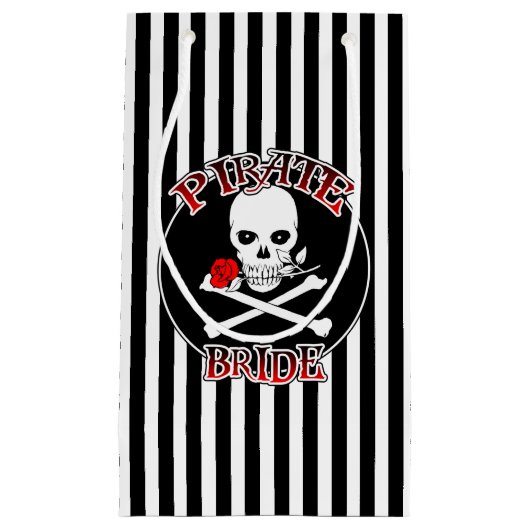 Pirate Bride Gift Bag Klein Cadeauzakje (Voorkant)