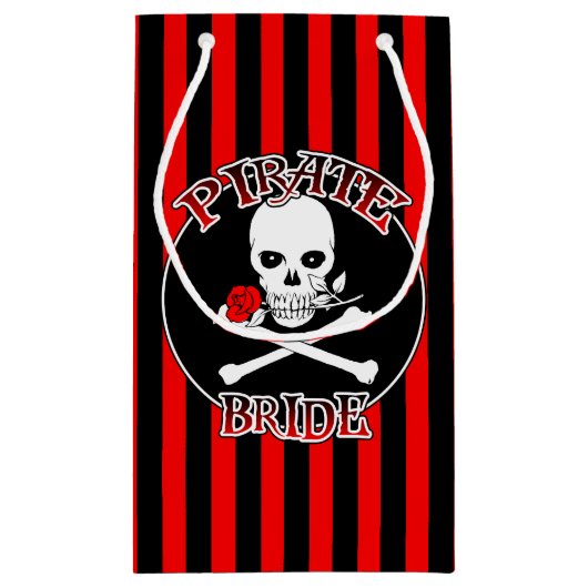 Pirate Bride Gift Bag Klein Cadeauzakje (Achterkant)