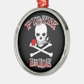 Pirate Bride Metalen Ornament (Links)