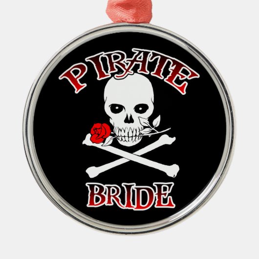 Pirate Bride Metalen Ornament (Voorkant)