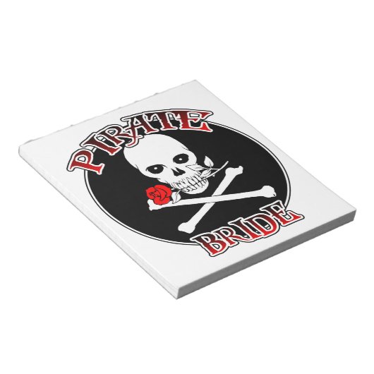Pirate Bride Notitieblok (Schuin)