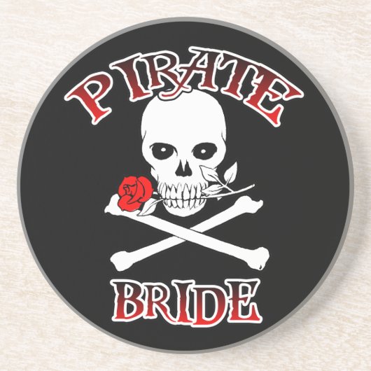Pirate Bride Zandsteen Onderzetter (Voorkant)