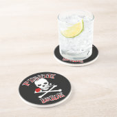 Pirate Bride Zandsteen Onderzetter (Zijkant)