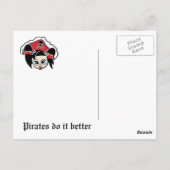 Pirate Briefkaart (Achterkant)