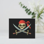 Pirate Briefkaart (Staand voorkant)