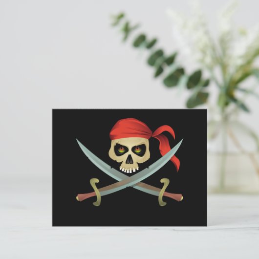 Pirate Briefkaart (Staand voorkant)