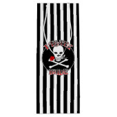 Pirate Bruid Wijn Cadeautas (Achterkant)
