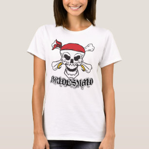 Pirate bruidsmeisje t-shirt