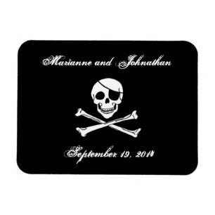 Pirate Bruiloft Save the Date Magnet Magneet
