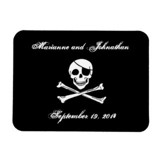 Pirate Bruiloft Save the Date Magnet Magneet