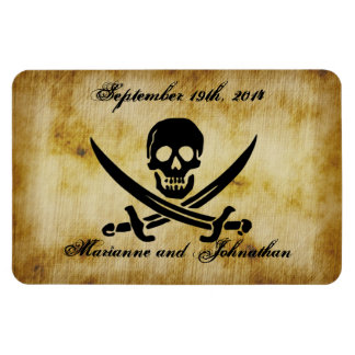 Pirate Bruiloft Save the Date Souvenir Magnet Magneet