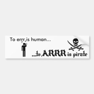Pirate Bumpersticker