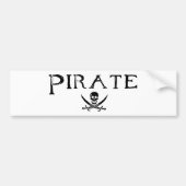 Pirate Bumpersticker (Voorkant)