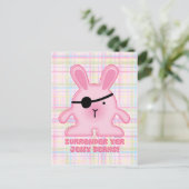 Pirate Bunny Briefkaart (Staand voorkant)