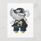Pirate Bunny Briefkaart (Voorkant)