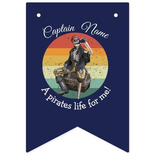 Pirate Bunting Flags Vlaggetjes (Eerste vlag)